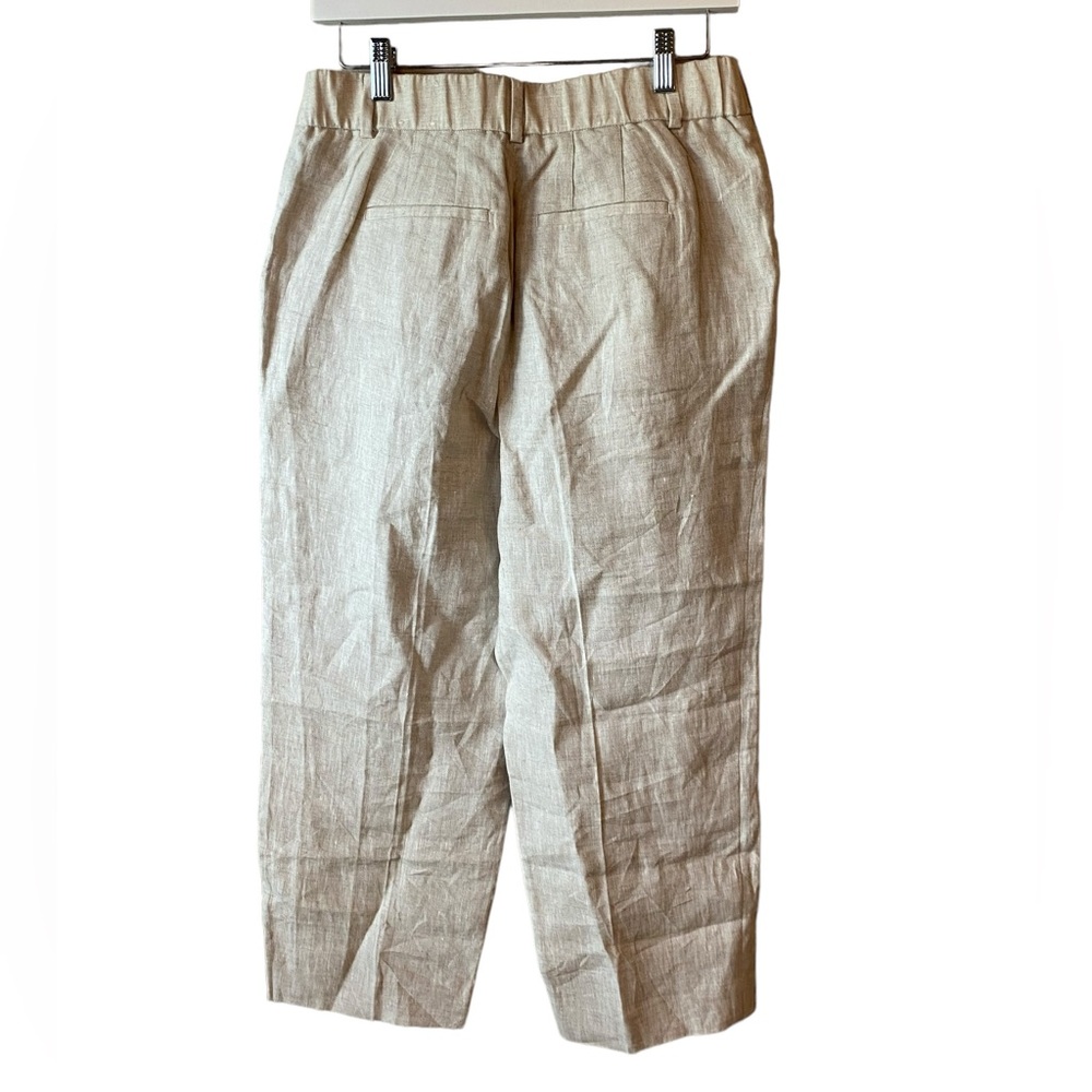 Talbots Bristol Crop Pants Beige Size 6P - Picture 4 of 8